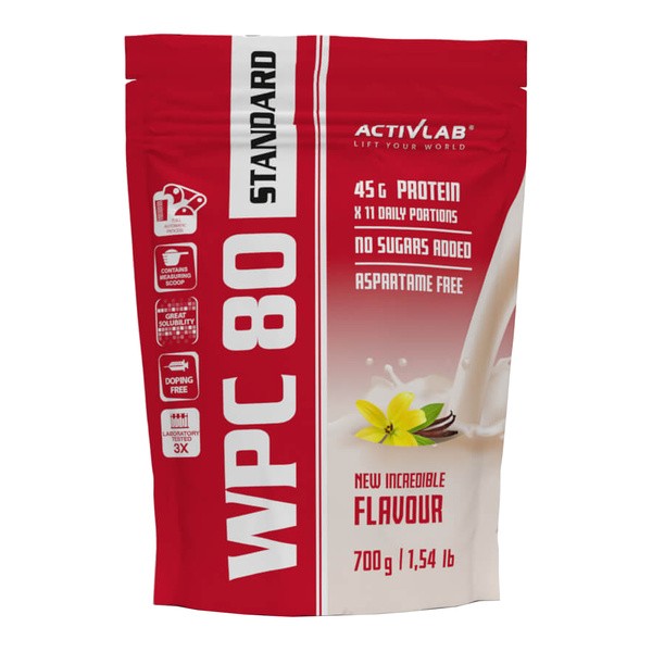 WPC 80 Standard, smak waniliowy, proszek, 700 g