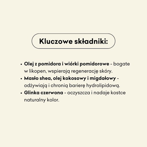 Mydlarnia 4 Szpaki, naturalne mydło w kostce, Pomidor, 110 g