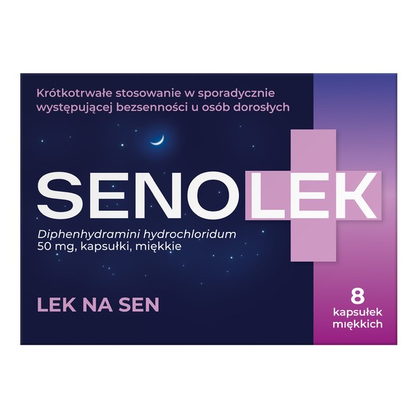 Senolek, 50 mg, kapsułki miękkie, 8 szt.
