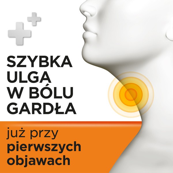 Strepsils pomarańczowy z witaminą C, pastylki twarde, 24 szt.