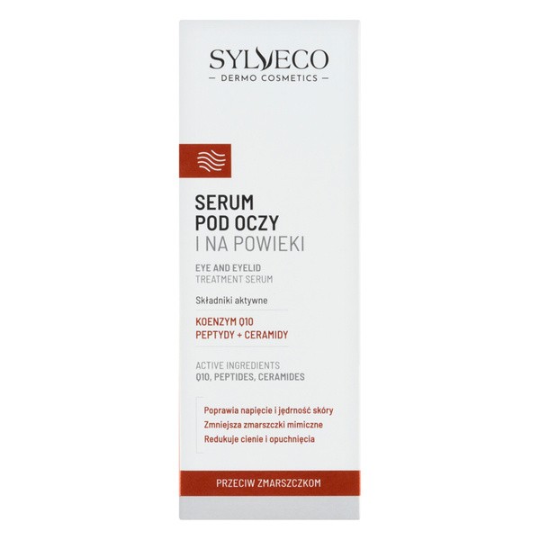 Sylveco Dermo Przeciw zmarszczkom, serum pod oczy i na powieki, 15 ml