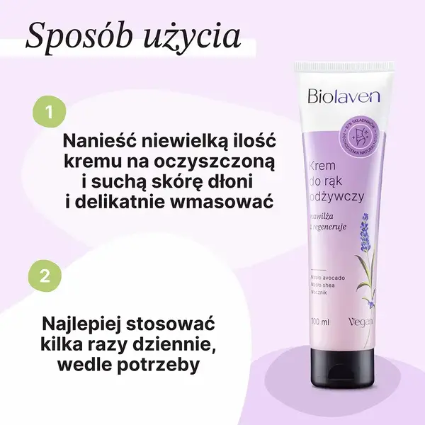 Biolaven, odżywczy krem do rąk, 100 ml
