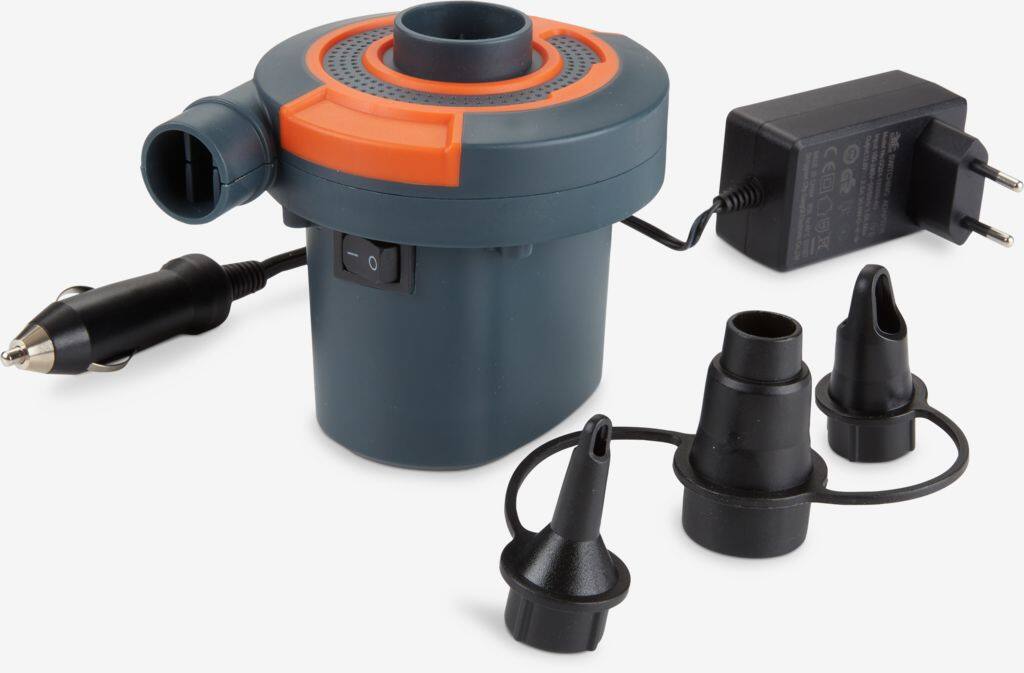 STØRRELSE Luftpumpe STØRRELSE 12V/230V