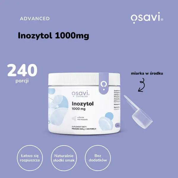 Osavi Inozytol 1000 mg, proszek, 240 g