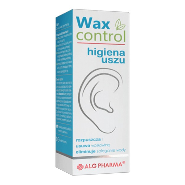 Wax Control Higiena Uszu, oliwka do higieny uszu, spray, 15 ml