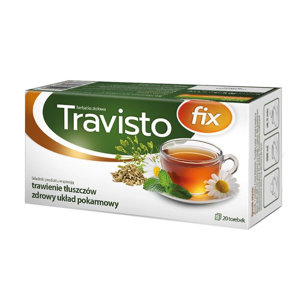 Travisto fix, herbatka ziołowa, 1,5 g x 20 szt.