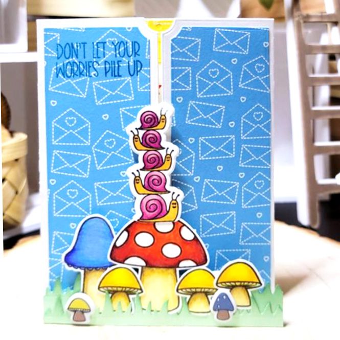 Snail Kit Clear Stamps and Dies Set