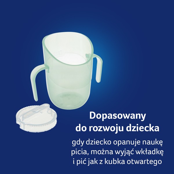 Canpol Lovi Genius, kubek treningowy Pistachio, 150 ml