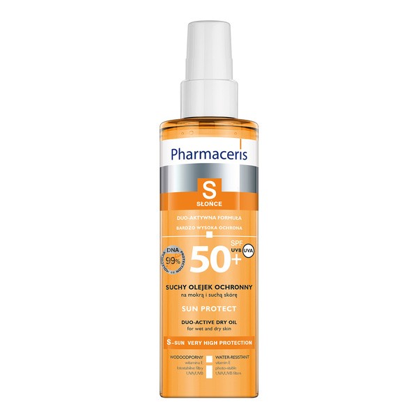 Pharmaceris S, suchy olejek ochronny do ciała SPF 50+, 200 ml