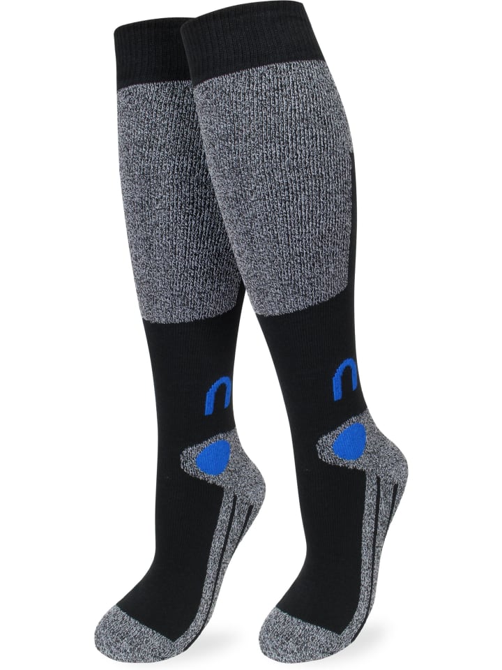 normani 2 Paar Ski-Kniestrümpfe in Blau günstig kaufen 35-38
