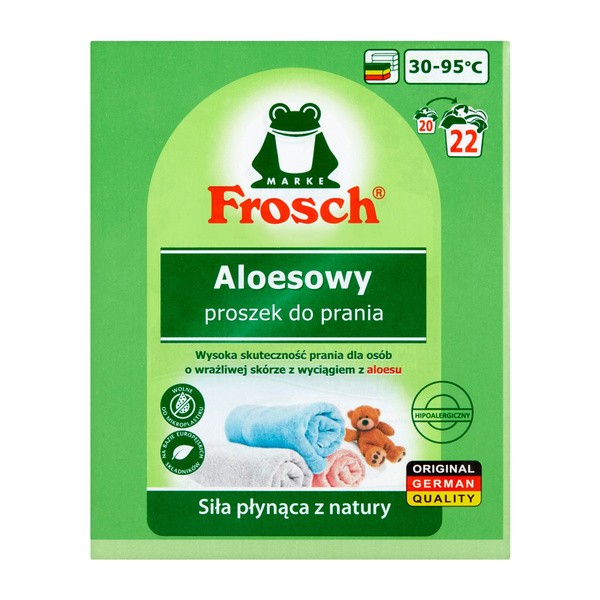 Frosch, proszek do prania, aloesowy, 1,45 kg