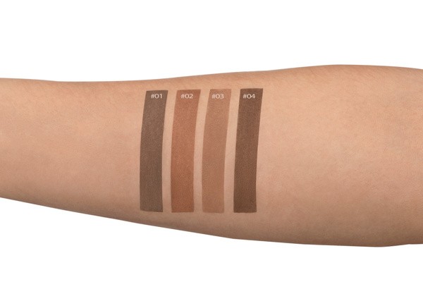 Pierre Rene, kredka do brwi ze szczoteczką Brown Liner No. 04 Dark Brown, 1,19 g