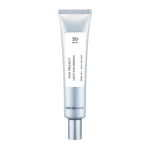 Thank You Farmer Sun Project, głęboko nawilżająca esencja przeciwsłoneczna SPF 50, 40 ml
