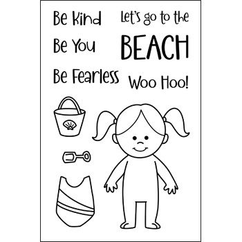 Little Peeps Katie Clear Stamp Set