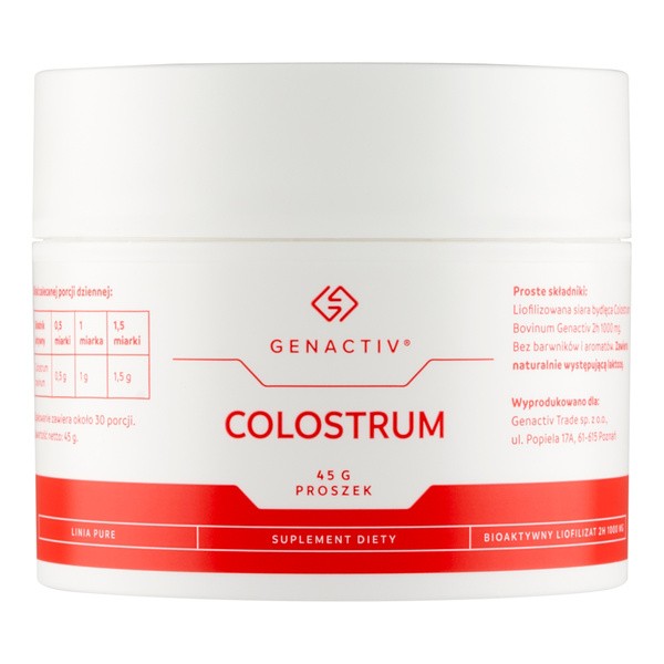 Genactiv Colostrum, proszek, 45 g