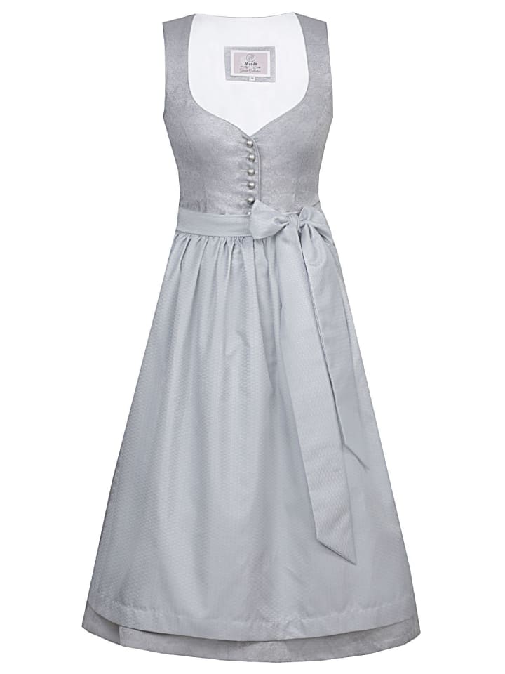 MarJo Midi Dirndl WANDA in grau günstig kaufen