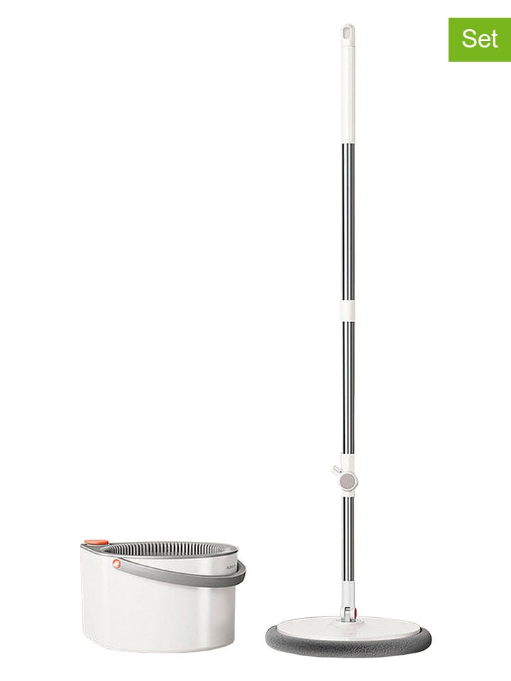 Joybos 2tlg. Bodenwischer in Weiß/ Grau günstig kaufen onesize