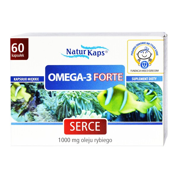 Omega-3 forte Naturkaps, kapsułki, 1000 mg, 60 szt.