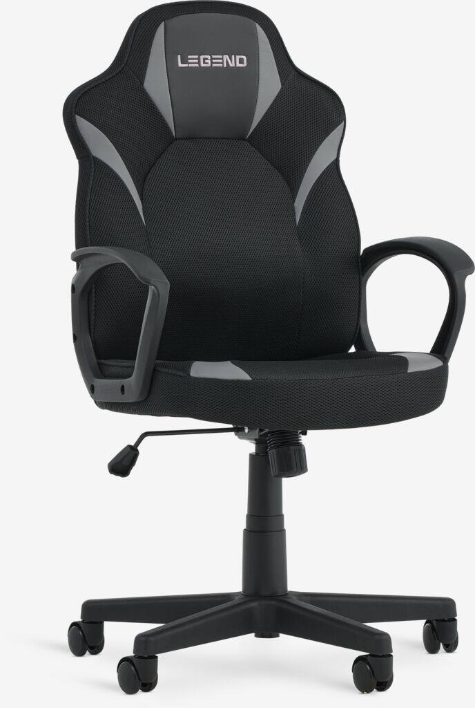 RANDRUP Gaming Stol RANDRUP Sort imiteret læder/mesh