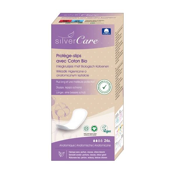 Silver Care, wkładki higieniczne o anatomicznym kształcie, 24 szt.