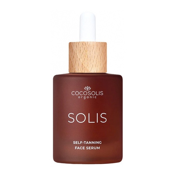 Zestaw Cocosolis, Glow, olejek nabłyszczający z drobinkami, 110 ml + Solis, samoopalające serum do twarzy, 50 ml