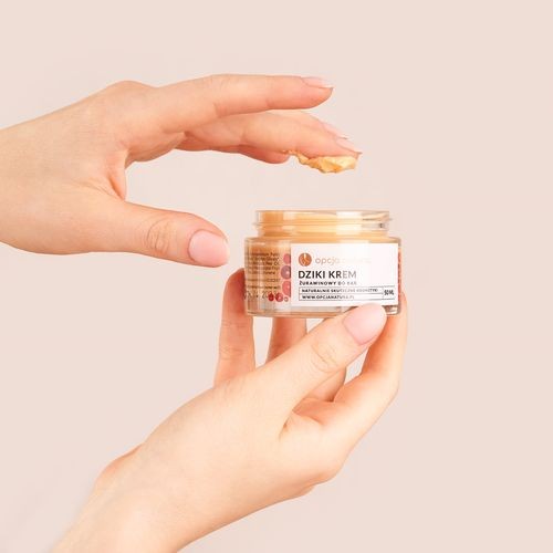 Opcja Natura, dziki krem do rąk żurawinowy, 50 ml