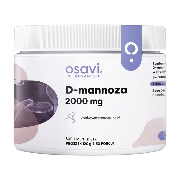 Osavi, D-mannoza 2000 mg, proszek, 120 g