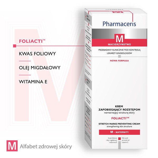 Pharmaceris M Foliacti, krem zapobiegający rozstępom, 150 ml