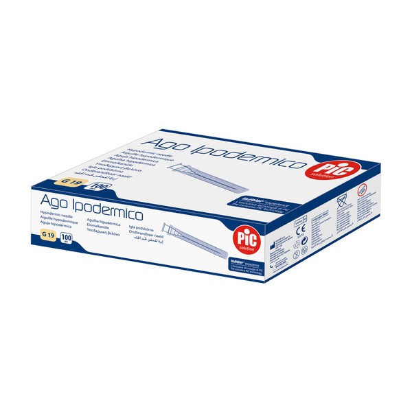 PiC igła iniekcyjna, 1,1 mm x 25 mm, G19, 100 szt.