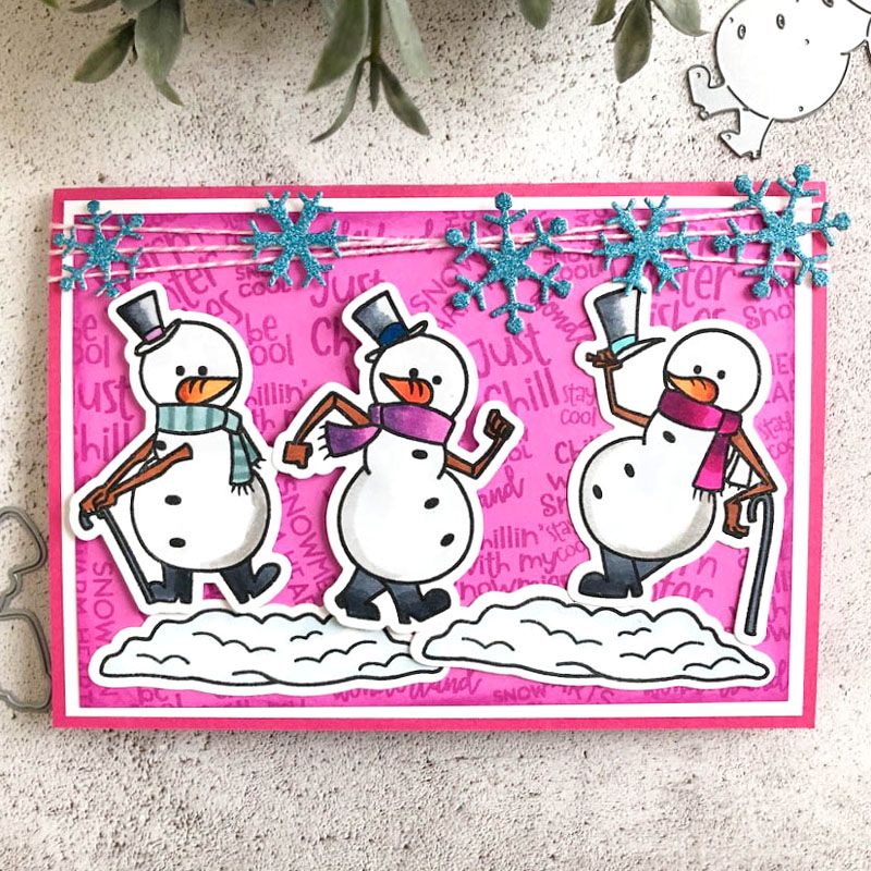 snowyscene2stamp Clear Stamp Set