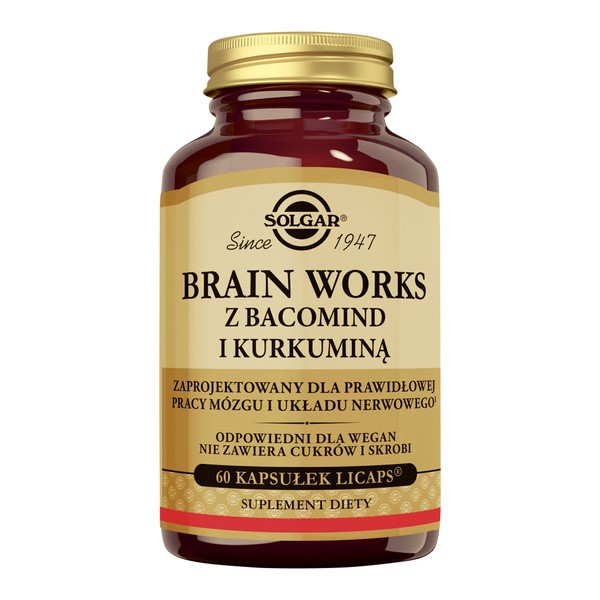 Solgar Brain Works, kapsułki, 60 szt.