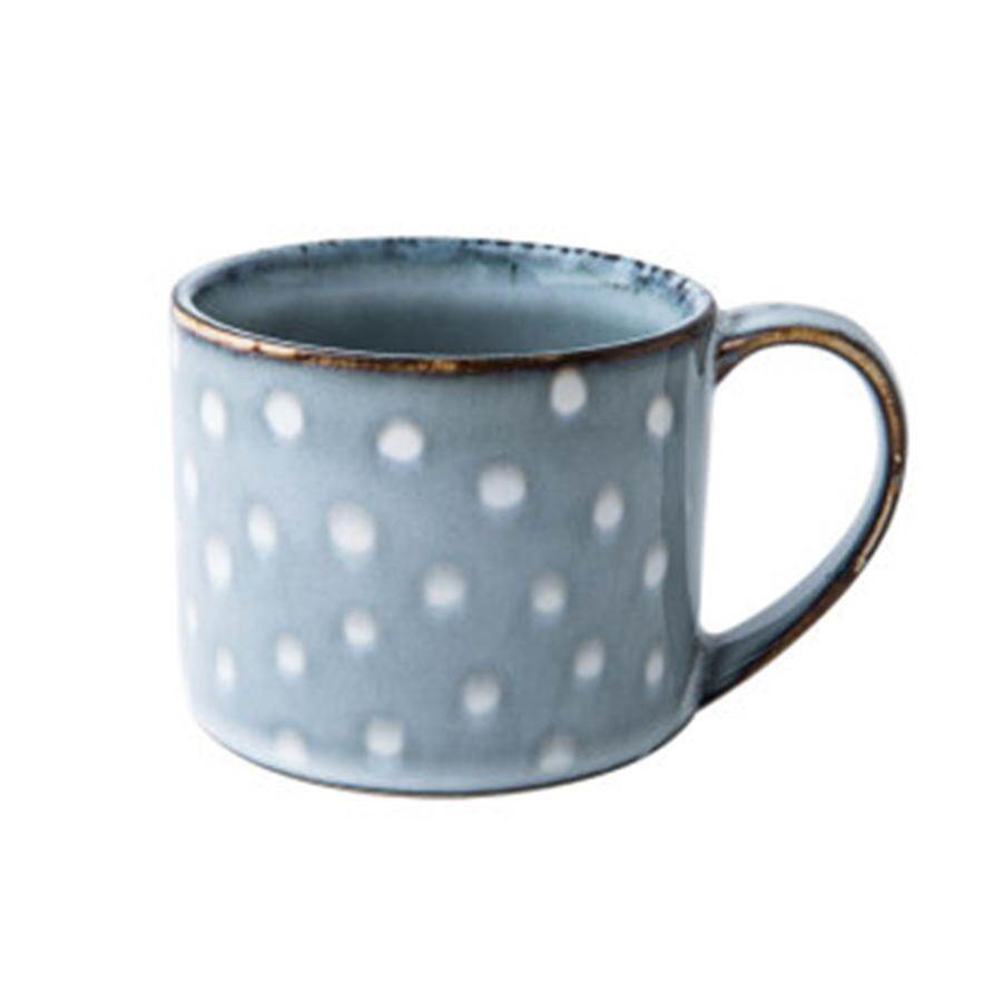 Podróżne spersonalizowane kubki do kawy, zabawna nowoczesna ceramika, kreatywny niebieski truskawkowy słoik na smoothie nordycki, pudełka prezentowe EE5MK