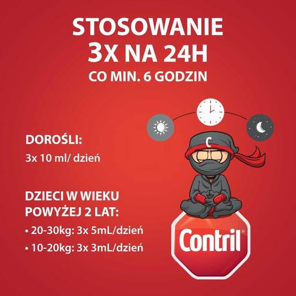 Contril, 60 mg/10 ml, syrop, 120 ml