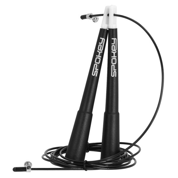 Spokey Crossfit skakanka, czarna, 1 szt.