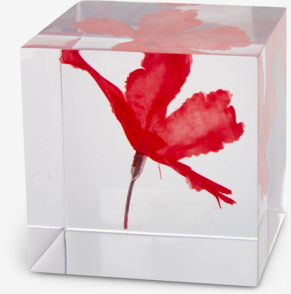 RUMLE RUMLE dekoration B7xD7xH7cm med blomst