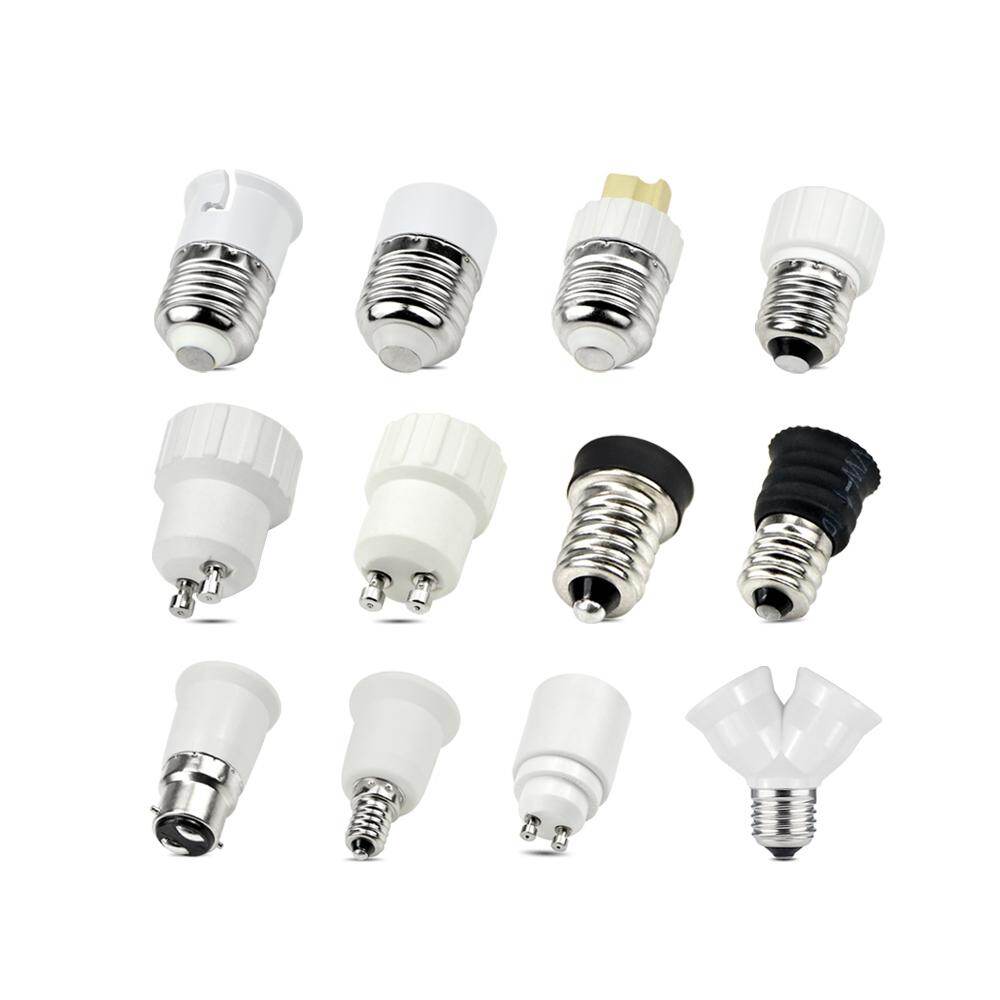 Adaptateur de douille Douille E27 E12 GU10 B22 pour ampoule LED