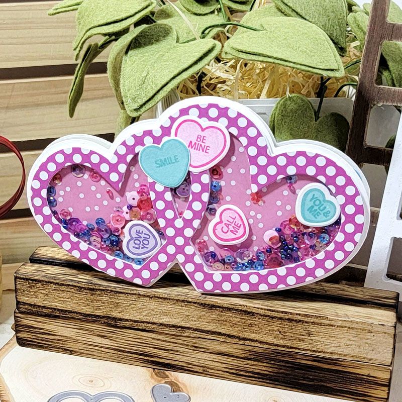 candyhearts2stamp Clear Stamp Set