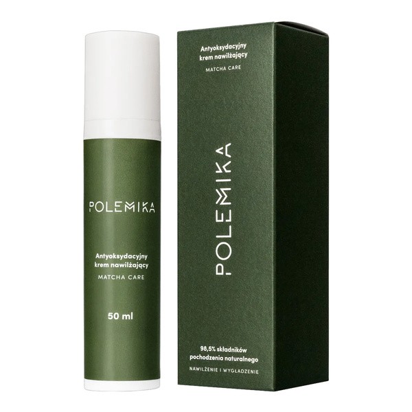 Polemika Matcha Care, antyoksydacyjny krem nawilżający, 50 ml