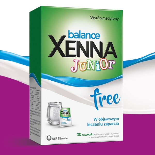 Xenna Balance Junior Free, proszek do sporządzania roztworu doustnego, 30 saszetek