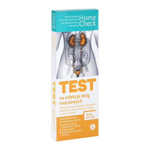 Home Check Test na infekcje dróg moczowych, paskowy, 1 szt.
