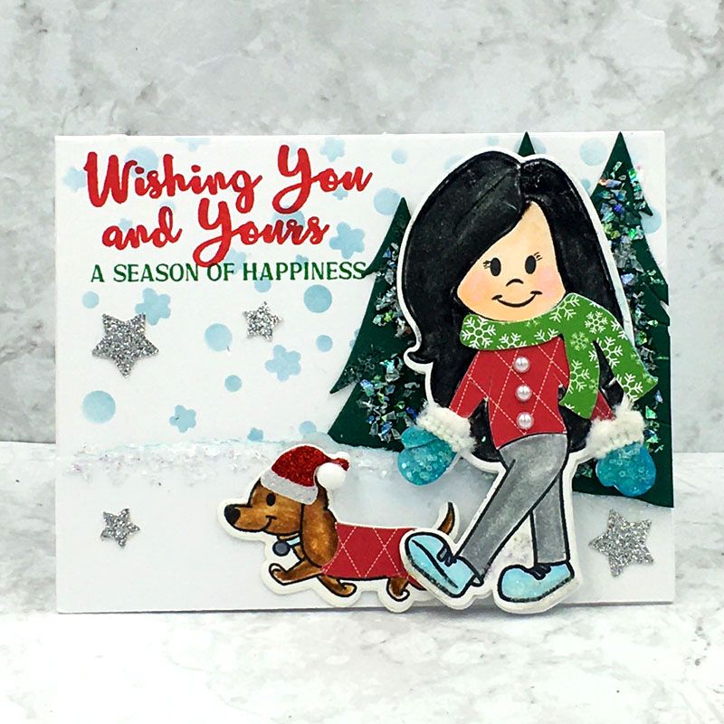 Holiday Sentiment Stamps Clear Stamp Set