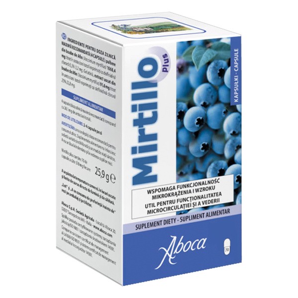 Mirtillo Plus, kapsułki, 70 szt.