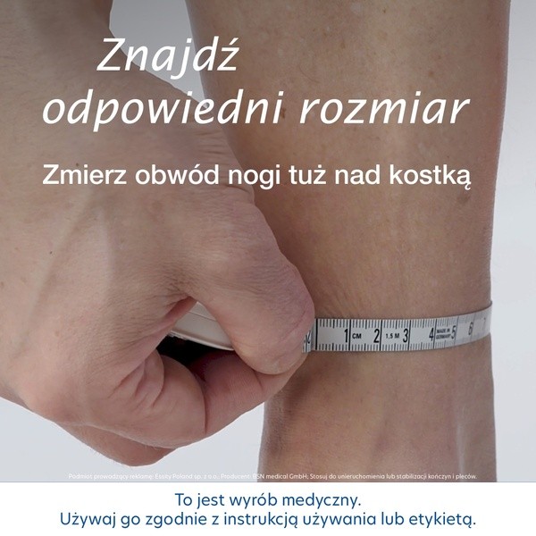 Actimove SE Ankle Support, stabilizator stawu skokowego do owijania, rozmiar M, 1 szt.