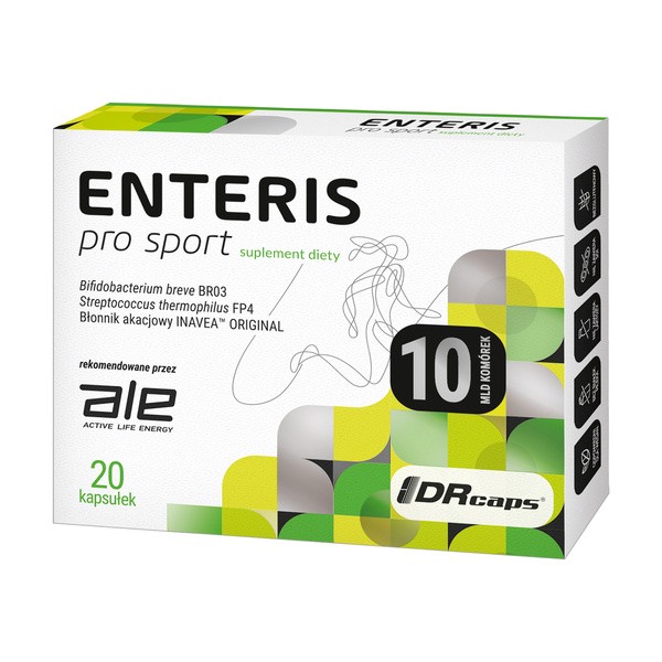 Enteris Pro Sport, kapsułki, 20 szt.