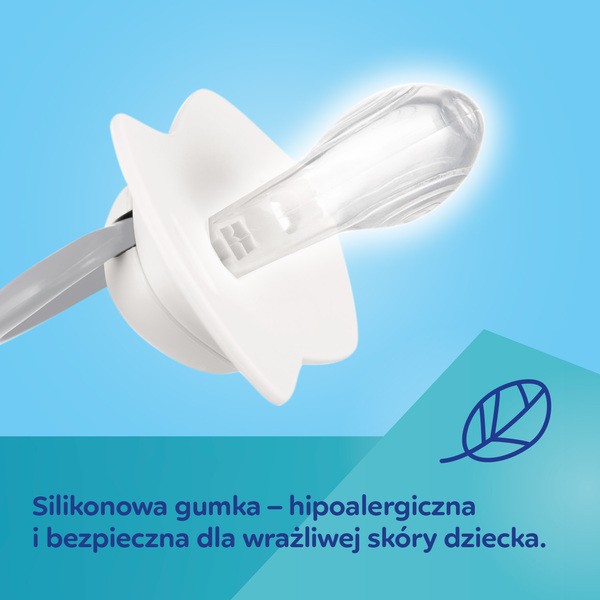 Canpol Babies Gold, smoczek silikonowy Light touch, symetryczny 18 m+, różowy, 2 szt.