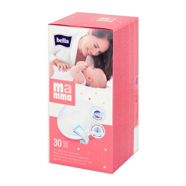 Bella Mamma, wkładki laktacyjne z przylepcem, 30 szt.
