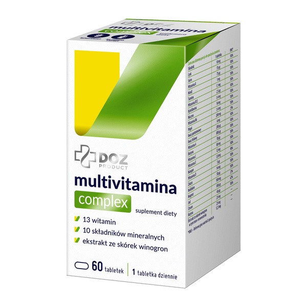 DOZ Product Multivitamina Complex, tabletki powlekane, 60 szt.