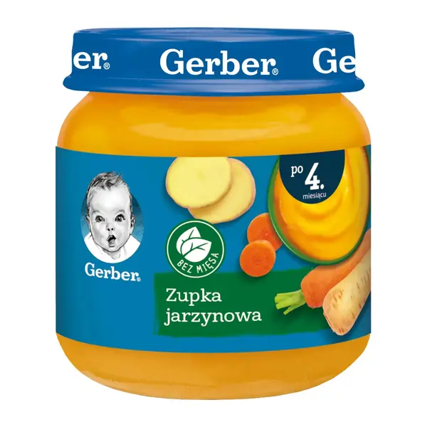 Gerber, zupka jarzynowa, 4 m+, 125 g