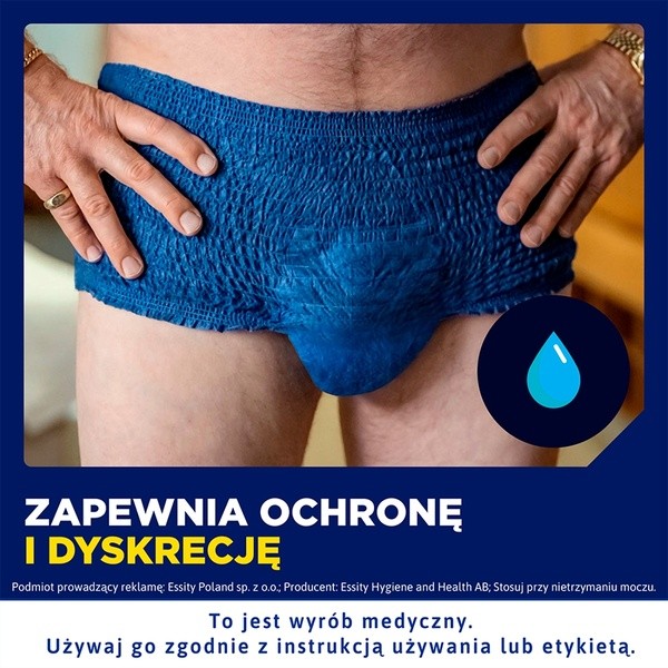 TENA Men Pants Plus, majtki chłonne, rozmiar L, 30 szt.