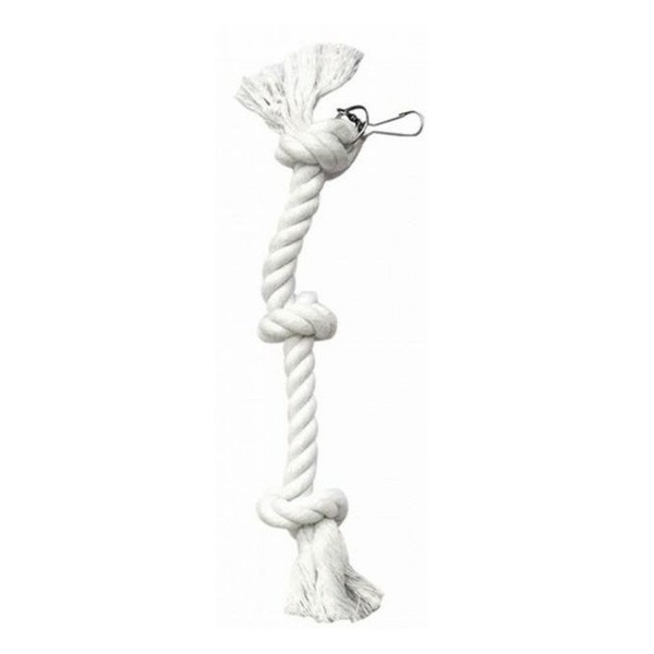Duvoplus Zabawka wisząca dla papug, lina z węzłami, 50 cm, 1 szt.